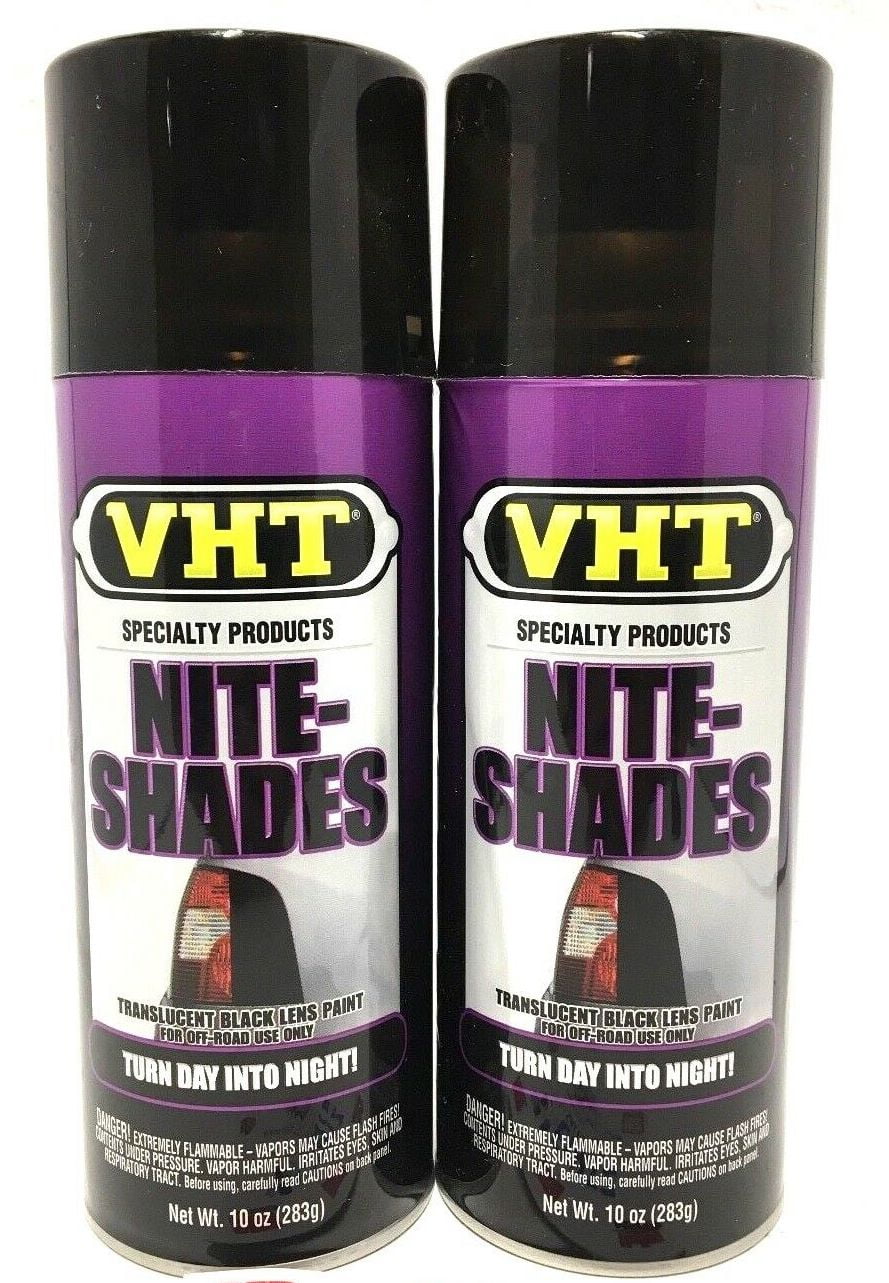 VHT SP999-2 PACK Nite-Shades Black Lens Tinting Paint Blackout Tint Tail  Light Tinting - Walmart.com