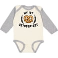thumbnail image 3 of Inktastic My 1st Oktoberfest with Pretzel and Laurels Boys or Girls Long Sleeve Baby Bodysuit, 3 of 5