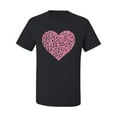 thumbnail image 2 of Wild Bobby, Pink Ribbon Heart, Breast Cancer Awareness, Men Graphic Tee, Black, Small, 2 of 5