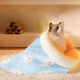 thumbnail image 6 of PEONAVET Cats Cave,Cats Dog Sleeping Bag,Furry Warm Cats Sleeping Mat for Indoor Catss Washable Cozy Dog Cats Sleeping Bag for, 6 of 6
