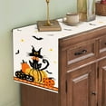 thumbnail image 2 of MOQIN Halloween Decorations Ghost Pumpkin Cat Boo Halloween Table Runner, Bat Seasonal Fall Kitchen Dining Table Decoration for Home Party Decor 13x108 Inch, 2 of 6