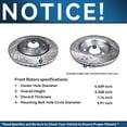 thumbnail image 5 of Detroit Axle - Front Brake Kit for Toyota Tundra Sequoia Land Cruiser Lexus LX570 Drilled & Slotted Brakes Rotors and Ceramic Brakes Pads Replacement, 5 of 7