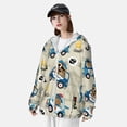 thumbnail image 5 of Kll Animals Driving Police Car Print Men'S Women’s Upf 50+ Sun Protection Outdoor Hoodie Jacket Long Sleeve Fishing Hiking Performance Shirt- Small, 5 of 8