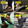 thumbnail image 4 of AUXDIQ Steel Toe Work Shoes for Men Construction Industrial Safety Sneakers, 4 of 6