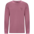 thumbnail image 2 of Men's Levelwear Pink Cleveland Guardians Bridal Rose Luxe Signature Long Sleeve T-Shirt, 2 of 3