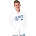 thumbnail image 5 of US Air Force Fly Fight Win Est 1947 Zip Up Hoodie Men's Women's Brisco Brands M, 5 of 6