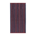 thumbnail image 4 of Mainstays 6-Piece Cotton Striped Towel Set, Navy Blue and Red, 4 of 9