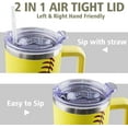 thumbnail image 4 of Softball Tumbler Softball Cup Softball Coach Gifts for Coaches Men Women Softball Fans Gift - 40oz Tumbler Cups with Handle, 4 of 6