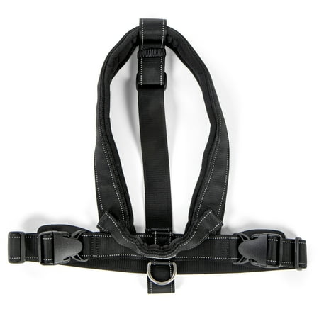 UPC: 0786306777227 | Sherpa Travel Dog Harness  Built-in Quick Grab Leash Handle – Easy to Put On  Padded for Comfort  Reflective Stitching – Black  Large