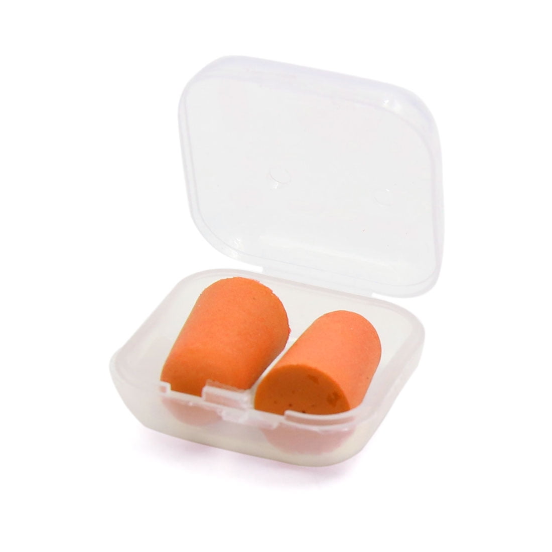 1 Pair Orange Disposable Noise Reduction Snore Sleep Earplugs Hearing