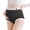 Black, variant on High Waist Brief Underwear for Maternity Women Soft Cozy Stretchy Seamless Panties Shapewear Over Bump