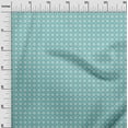 thumbnail image 3 of oneOone Viscose Chiffon Turquoise Blue Fabric Floral Craft Projects Decor Fabric Printed By The Yard 42 Inch Wide, 3 of 4