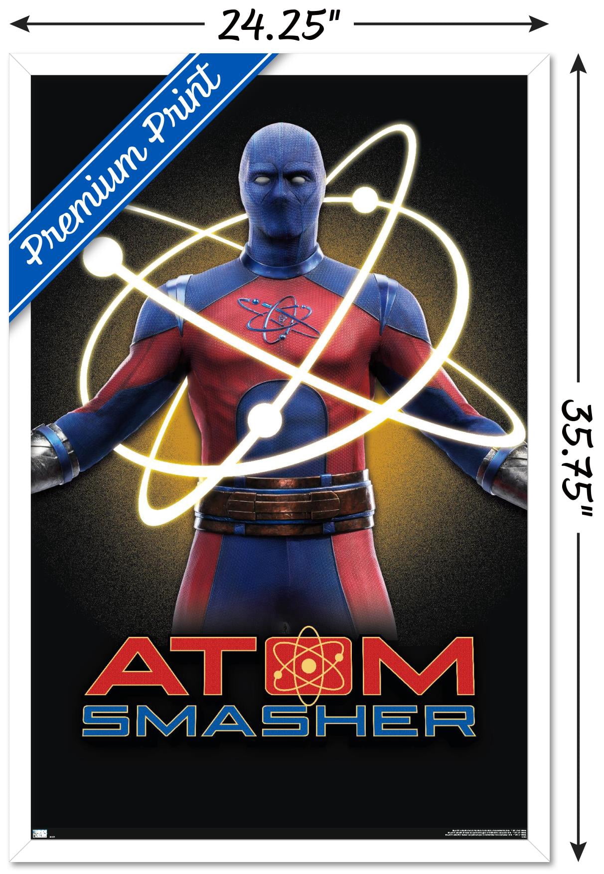 DC Comics Movie Black Adam - Atom Smasher Wall Poster, 22.375" x 34" Framed