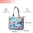 thumbnail image 4 of Colorful Funny Dachshund Travel Tote Bags for Women Carry On,Large Weekender Bags for Women Travel,Multi Functional Duffle Bag for Work,Shopping,Sports, 4 of 5