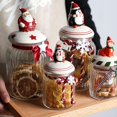 thumbnail image 2 of Deepwonder Christmas Candy Jar Christmas Themed Cookie Jar Gift for Friends Teachers, 2 of 6