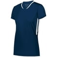 thumbnail image 4 of ASI 1682.301.S Ladies Full Force Short Sleeve Jersey, Navy & White - Small, 4 of 5