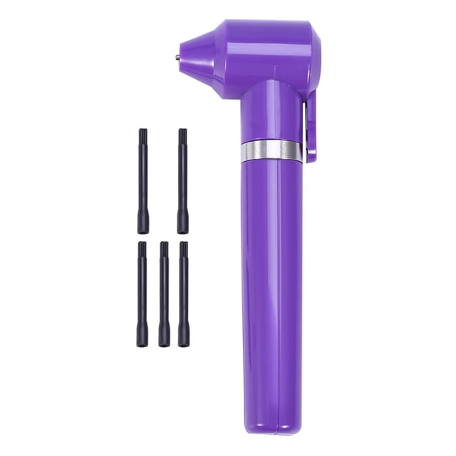 Mezclador eléctrico de tinta pigmentada para tatuajes con 5 varillas mezcladoras (morado)