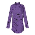 thumbnail image 4 of FAIWAD Plus Size Tops for Women Long Sleeve Round Neck Print Slim Stretch Pullover Tops, 4 of 4