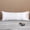 White#4504, variant on Satin Silk Pillowcase Standard Body 20x54 in – Cool, Soft, Breathable for Hair and Skin – Hidden Zipper, Wrinkle Resistant, Machine Washable, Luxury Sleep Gift (1 Pack)
