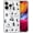 Helloween Ghosts Cats, variant on Compatible with iPhone 16e Case, Clear Four Corner Shockproof Airbags, Ultra-Thin Anti-Slip Design Military-Grade Protection Case - Sea Jellyfish Lemon