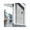 thumbnail image 3 of Elegant Kitchen & Bath SD155-3578BNK Tempered Glass & Metal Shower Door, Brushed Nickel, 3 of 7