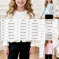thumbnail image 3 of UAYOTSE Girls Long Sleeve Crew Neck Top with Hem Ruffle Trim, Kids Soft Solid Color Casual Fall Everyday Blouse Size 4-5 Years, 3 of 9