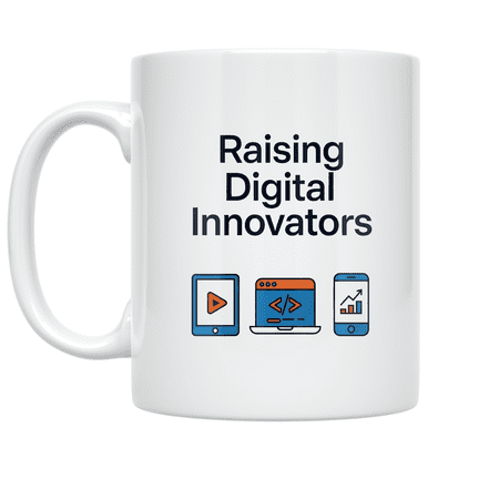 Raising Digital Innovators - Kids Coding Enthusiast - 11 oz Ceramic Coffee Mug