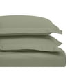 thumbnail image 2 of Superior Egyptian Cotton Duvet Cover Set, Full/ Queen, Sage, 2 of 8