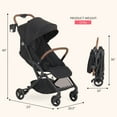 thumbnail image 3 of Dream On Me RioGlide Compact Stroller, Black, 3 of 21