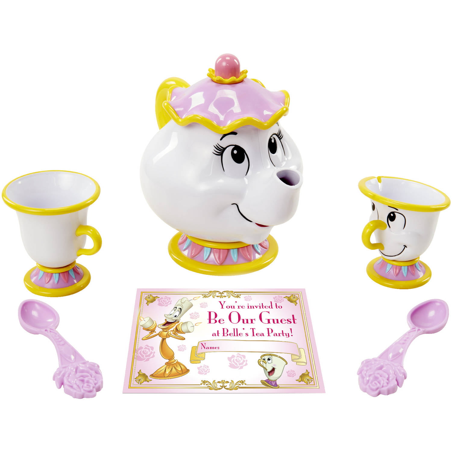 Disney Princess Belle Tea Party Carro Accesorios 
