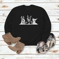 thumbnail image 4 of Tenue d'Hiver Mode Décontractée pour Femmes Hauts Mignons Imprimés en Peluche Col Rond Chandails en Molleton Sans Capuche Tenues Tendance pour Femmes 2023 en Liquidation, 4 of 4
