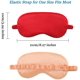 thumbnail image 5 of Silk Satin Sleep Mask with Elastic Strap Travel Eye Sleeping Blindfold for Women Men Levamdar LRWJ551-8, 5 of 7