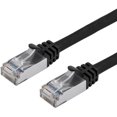 thumbnail image 1 of Buhbo 5 ft CAT7 Blindé RJ45 Réseau Ethernet Câble Sans Accrochage 10Gbps 600 MHz (10-Pack) Noir, 1 of 5