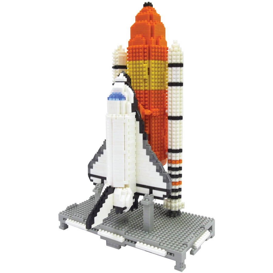 nanoblock Deluxe Edition Level 6, Space Shuttle, 1600 Pieces