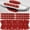 Red, variant on 10 pcs Bling Diamond Car Door Handle Stickers, Bling Car Accessories for Women, Universal Rhinestone Crystal Glitter Door Handle Protector Stickers and Decals, Scratch Safety Reflective (Silver)