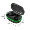 thumbnail image 4 of True Wireless Earbuds Bluetooth 5.3 in Ear Light-Weight Headphones Built-in Microphone, IPX5 Waterproof, RGB Light Headset with Charging Case for Game Work(Black), 4 of 9