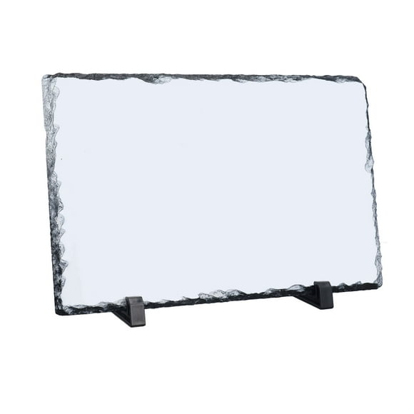 Thermal Transfer Slate Picture Frame, DIY Stone Picture Frame Sturdy for Wedding