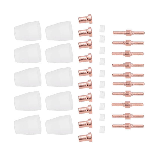 Kit de 40 consumibles para antorcha de corte por plasma Piezas de antorcha de corte por plasma para PT31/LG40/CUT40