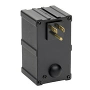 Tripp Lite ULTRABLOK 2-Outlet Surge Protector, Direct Plug-In, 1410 Joules, Diagnostic LEDs, Black Metal Housing