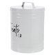 thumbnail image 5 of Contenedor de comida para perros: contenedor de metal para comida de perro, contenedor para golosinas con tapa, recipiente para almacenar bocadillos para cachorros, gatos, hogar y cocina., 5 of 6