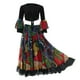thumbnail image 3 of Falda gitana tribal Colcomx Estampado de mariposa talla única, 3 of 8