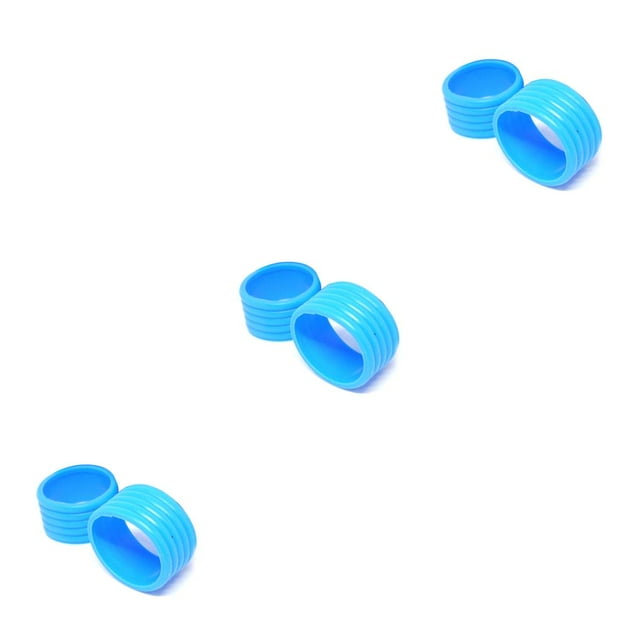 ZLight 2 Pieces Tennis Racket Grip Ring Badminton Bat Overgrip Fix Kit Grip Tape Protector Supplies Professional Accessories Blue 3Set