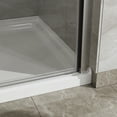 thumbnail image 3 of Resenkos Shower Enclosure Door,Shower Stall Door,34"x 72" Pivot Shower Door Combo w/ 35.4" White Acrylic Shower Base, Chrome, 3 of 7