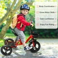 thumbnail image 6 of EOTVIA Toddler Bike with Basket, 3 Wheel Kids Bike for 1-4 Years Old Boys Girls, Tricycles for Toddlers Kids Trikes for Balance Training Baby Bike,Outdoor Kids Tricycles Riding Toy with Bell Streamer, 6 of 9