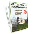 thumbnail image 5 of LongShot Golf Impact Label Roll - 200 Oversized Iron Labels, 5 of 5