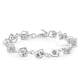 thumbnail image 1 of Pulseras para mujer, regalos para mujer, pulsera de eslabones de cadena de cristal color plata, pulsera de regalo para mujer y niña, pulsera elástica ajustable con diamantes brillantes, pulsera iónica, 1 of 3