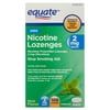 Equate Mini Nicotine Lozenges, 2 mg, Mint Flavor, 108 Count