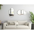 thumbnail image 4 of SHYFOY Irregular Mirror for Wall Cloud Shaped Mirror Black  Asymmetrical Wall Mirror for Home Decor 22"x36", 4 of 9
