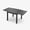 Black, variant on Expandable Aluminum Outdoor Patio Dining Table for 4-6, Extendable 32" to 64", Weather-Resistant, Teak