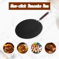 thumbnail image 2 of Lipstore 30cm Non-Stick Aluminum Tawa Griddle Pan for Dosa, Roti, Chapati, Naan, 2 of 10